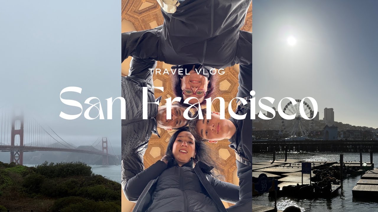SAN FRANCISCO | TRAVEL VLOG ✈️☀️🏙️ | Golden Gate Bridge, Muir Woods , Painted Ladies