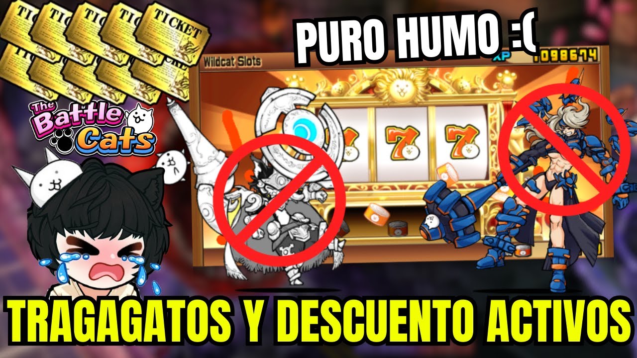 TRAGAGATOS ACTIVO, DESCUENTO EN BANNER, Y EVENTOS DE ANIVERSARIO - THE BATTLE CATS