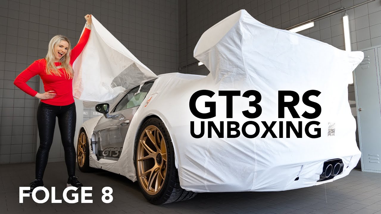GT3 RS UNBOXING: Ich packe meinen Porsche 911 992 GT3 RS aus! Folge 8