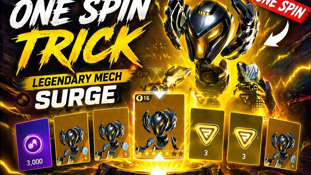 🤯SURGE UNLOCK IN ONE SPIN TRICK🥵|Mech Arena 