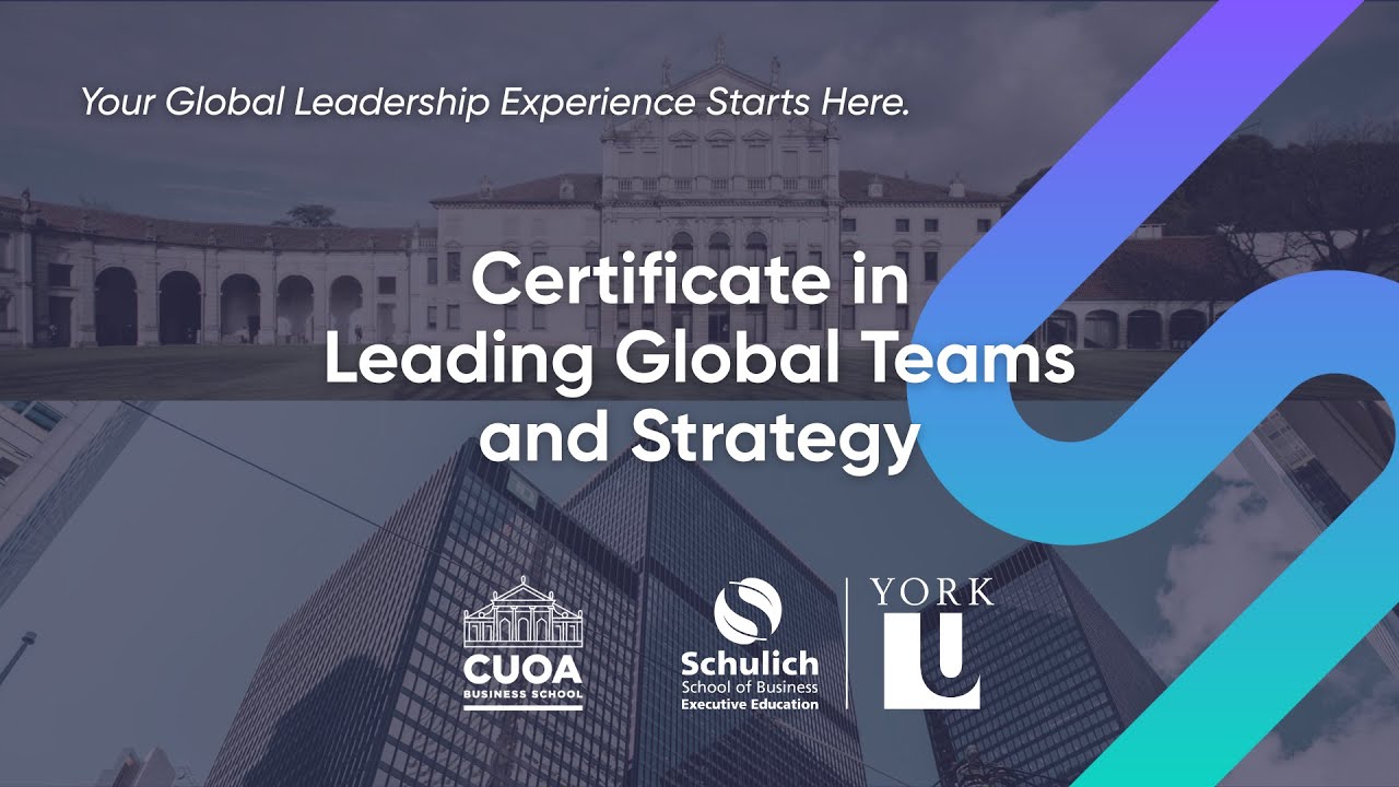 Certificate in Leading Global Teams and Strategy