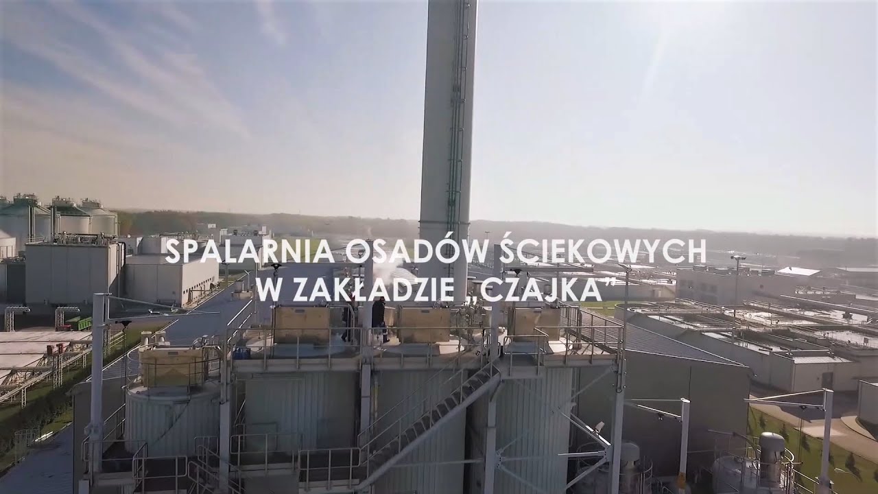Spalarnia osadów ściekowych w Zakładzie 