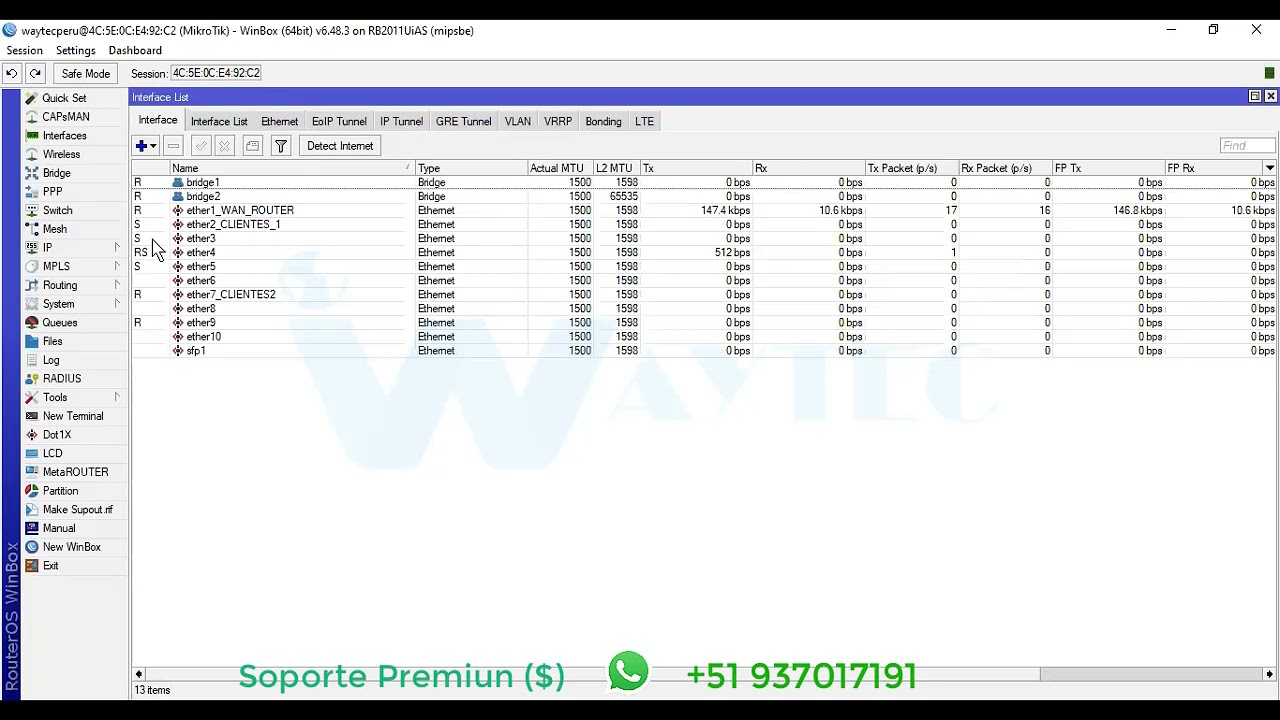 9  Mikrotik Red Bridge (Puente)