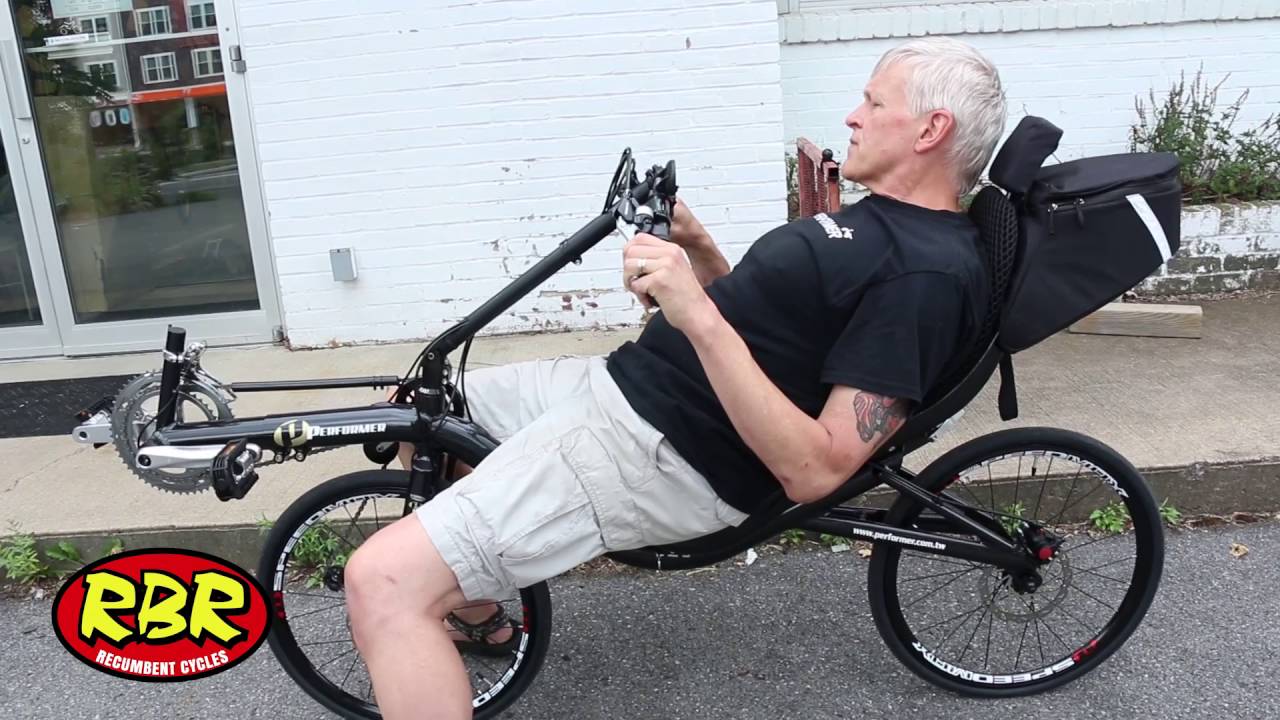 A look at the Performer folding FWD recumbent bike