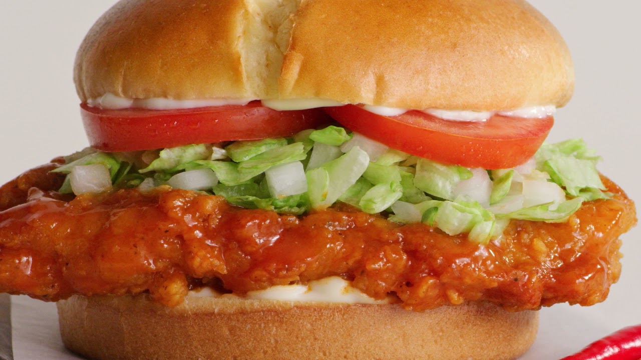 Harvey's Buffalo Chicken Sandwich #burgerboss