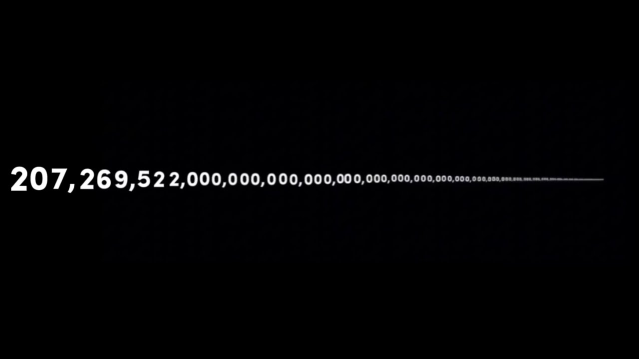 Numbers 0 To 1 Trigintillion With Sound Effects