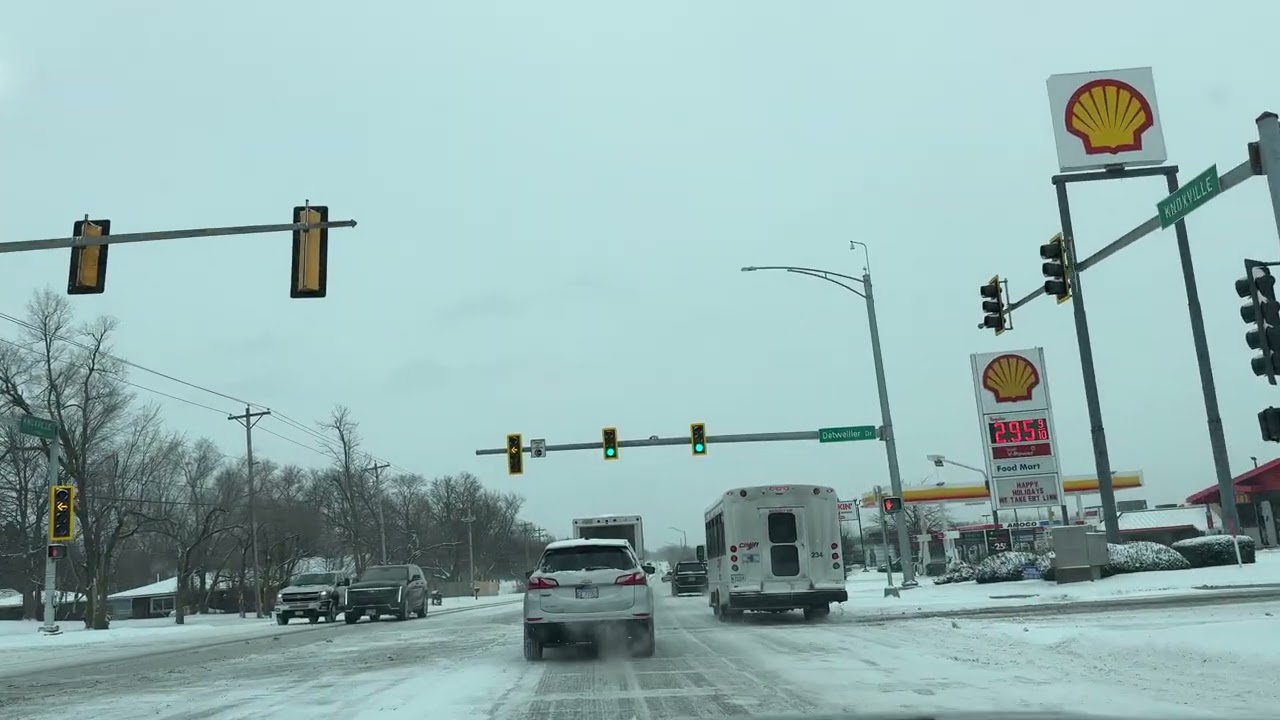 Peoria -Illinois 25th Jan 2025 snowy day