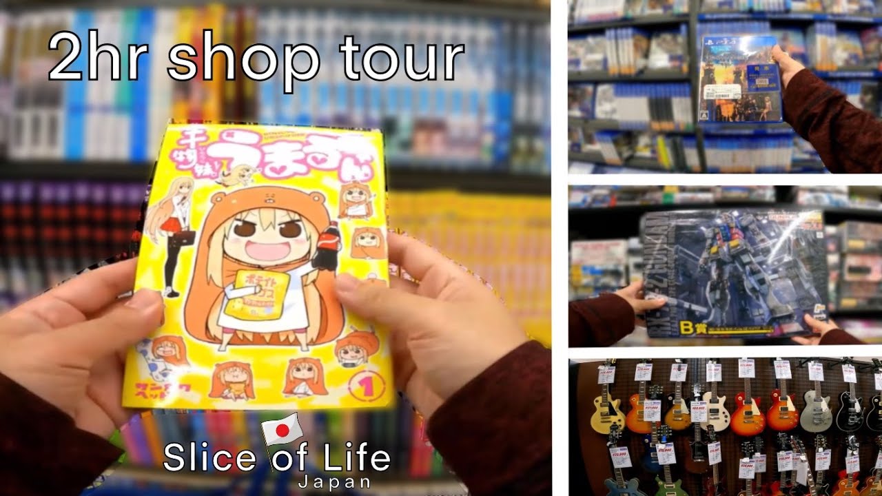 Cheap 2nd-hand Japanese Store: Giant BOOKOFF Tour - Real Time/No cuts/ No commentary/ POV