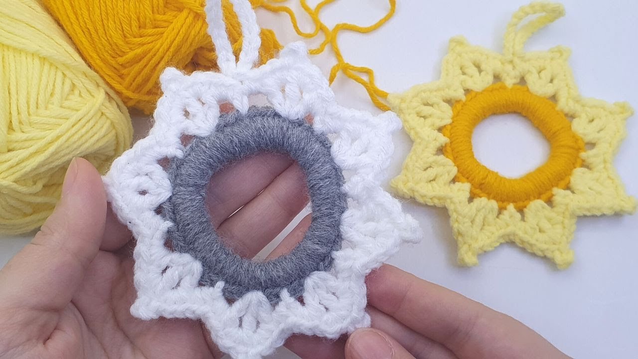 Crochet Christmas Star || Christmas Decorations || Holiday Ornaments || Winter crochet tutorial