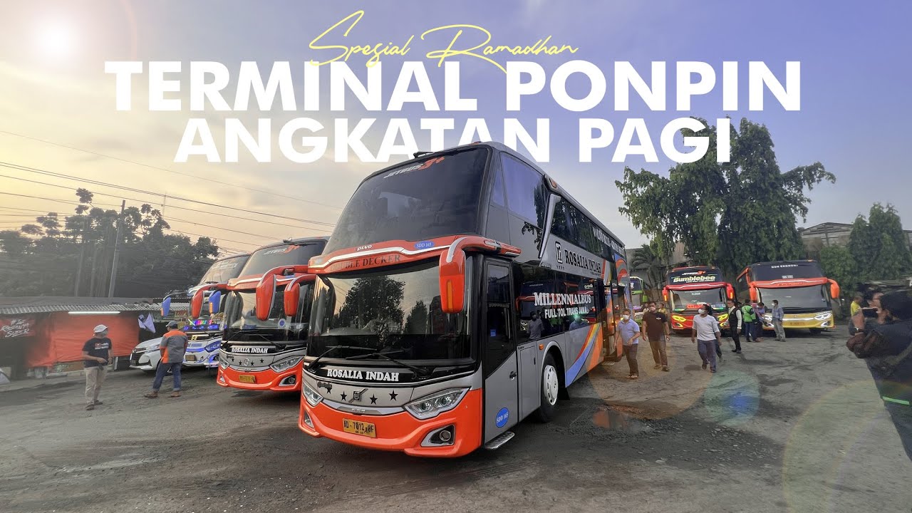 PUSATNYA BIS ANGKATAN PAGI! - HUNTING BIS DI TERMINAL PONDOK PINANG