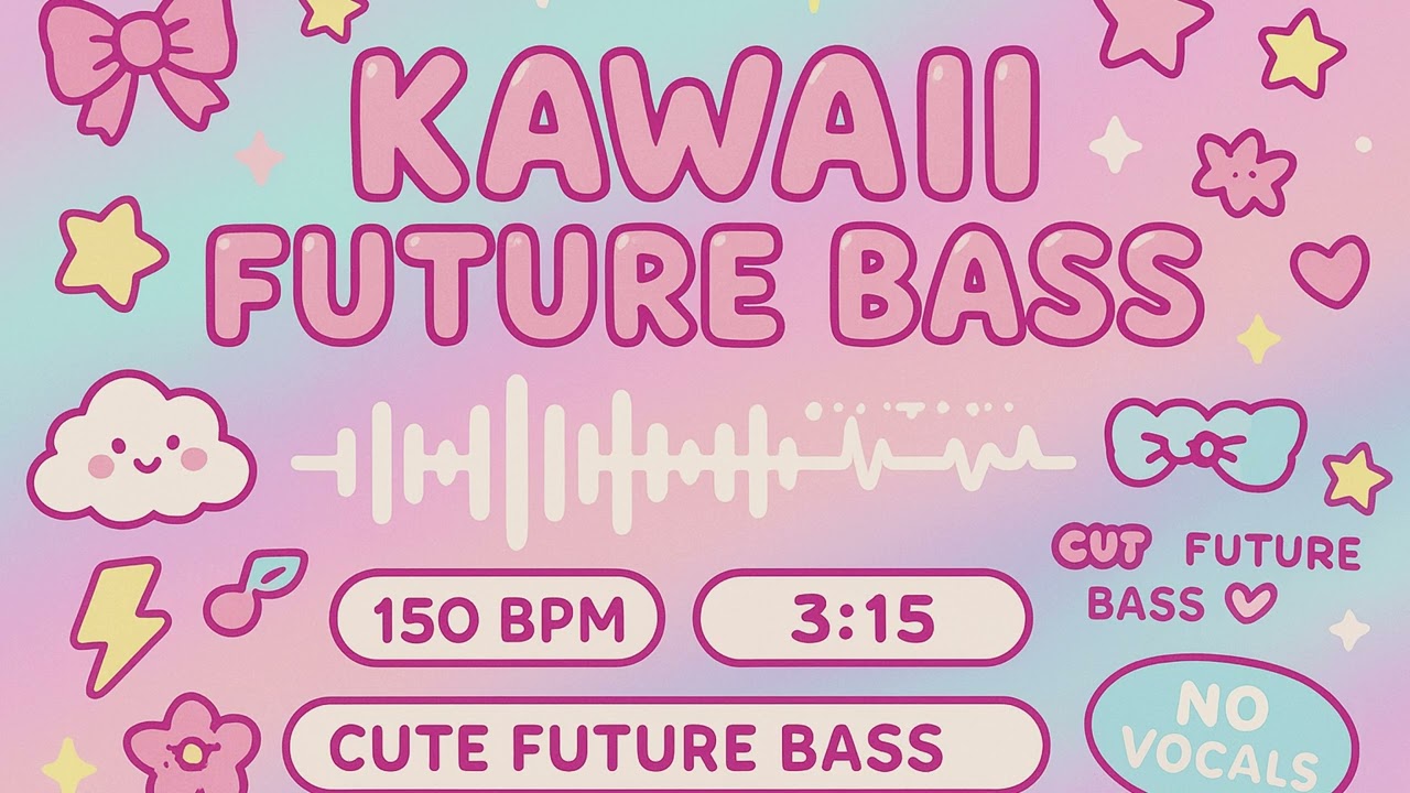 Kawaii Future Bass &ndash; 150 BPM | Cute V1 &bull; Sparkle & Chops ✨