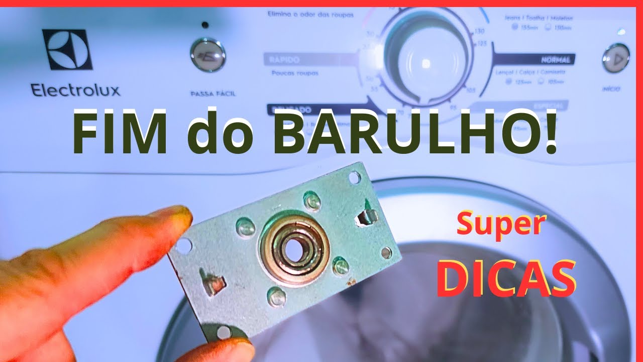 Secadora ELECTROLUX fazendo barulho Troca do Rolamento com muitas DICAS - mancal cesto com rolamento