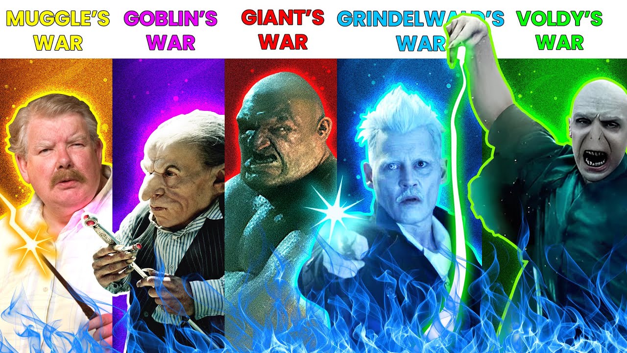 ALL 5 Wizarding Wars in Harry Potter EXPLAINED in Detail