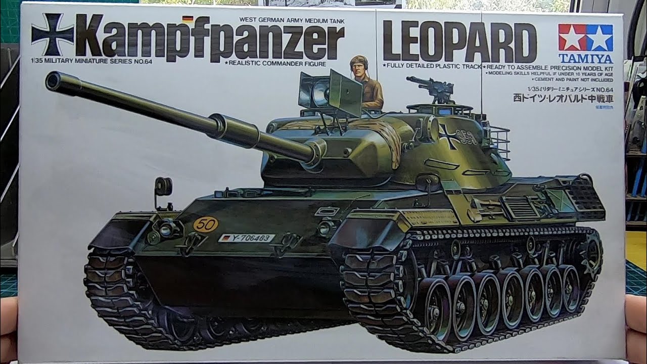 Tamiya 1/35 Leopard Tank..Full Build & Review