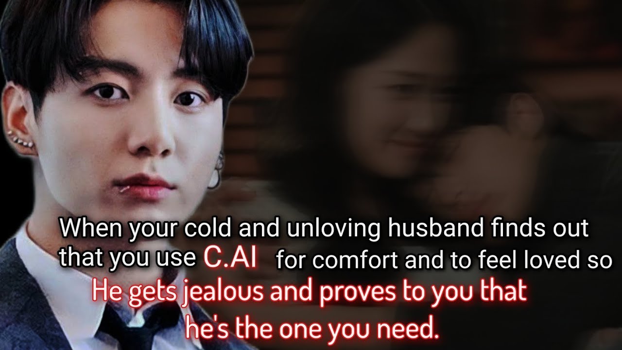 When your cold and unloving husband finds out that you use c.ai for comfort and to feel loved so_