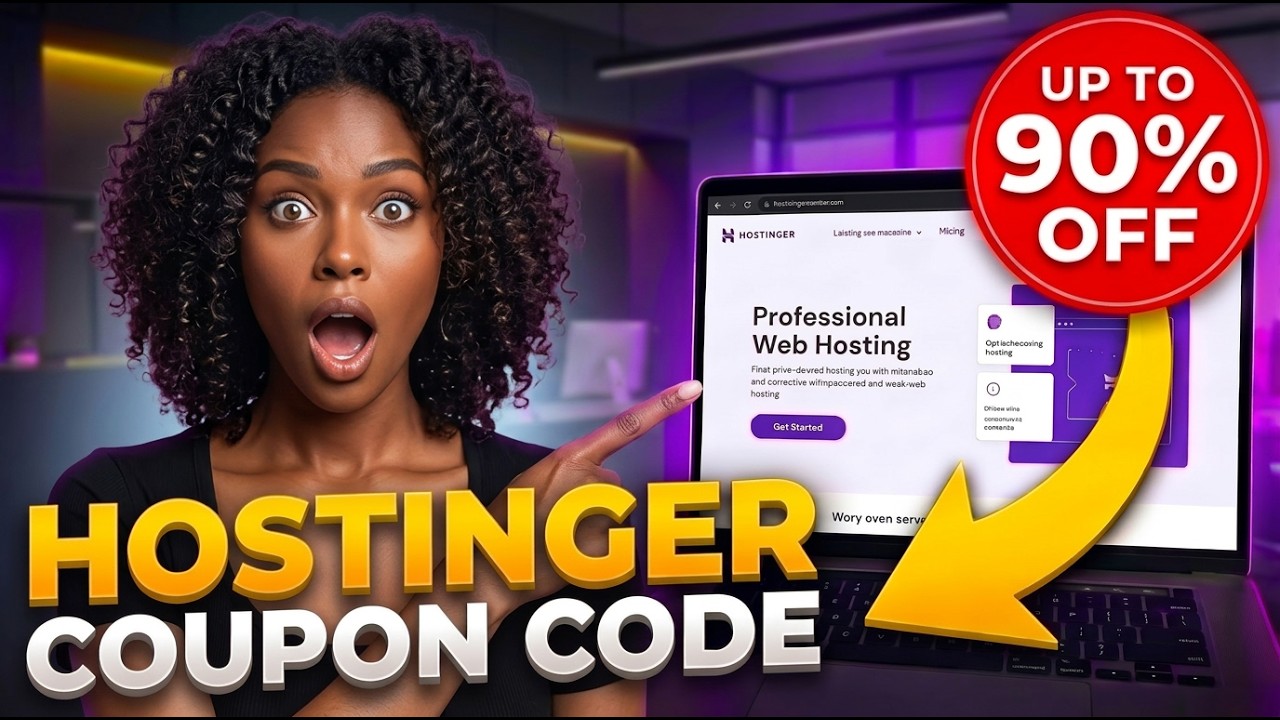 Hostinger Coupon Code 2026   Get Up to 90% OFF Discount on Hosting,Domains,VPS & ALL SERVICES🔥