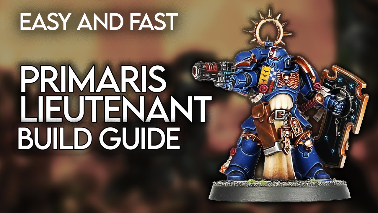 Building miniatures is FAST and EASY - Primaris Bladeguard Lieutenant for Warhammer 40,000