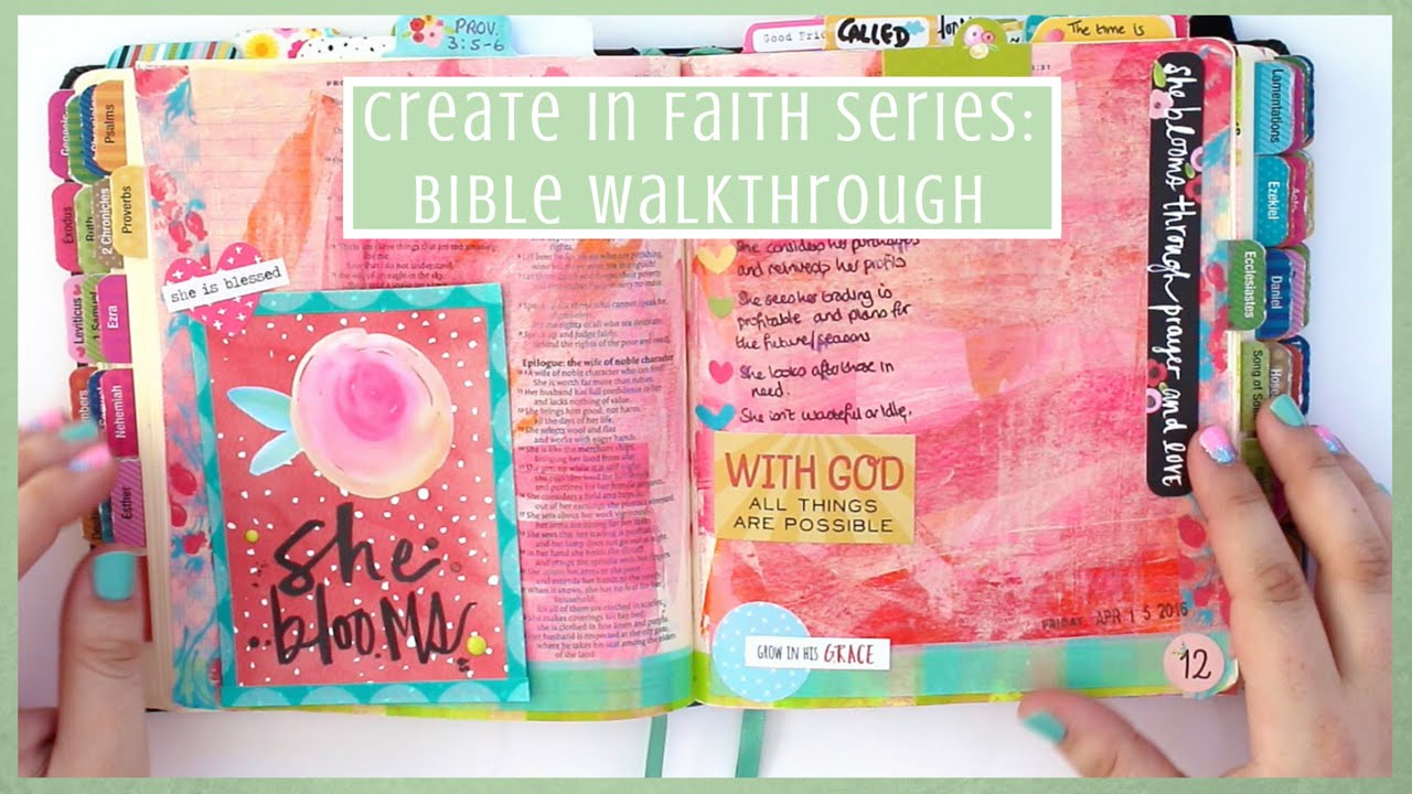 CREATE IN FAITH SERIES: Journaling  Bible Walkthrough