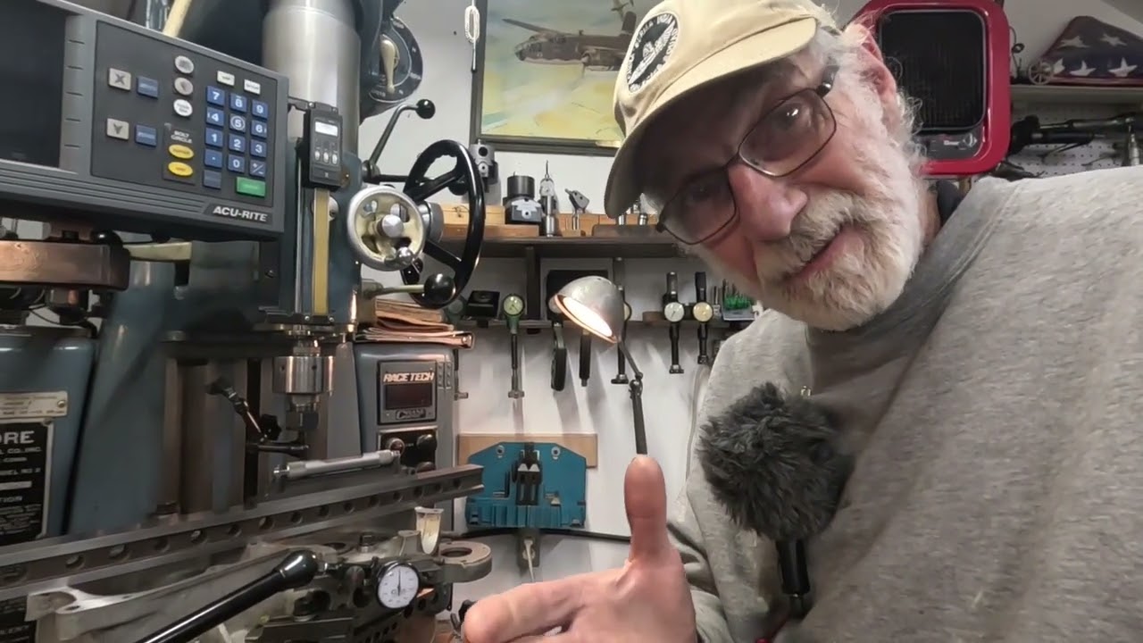 Harley Davidson Machine Shop, K Model right crankcase half is dialed in, Jig Borer