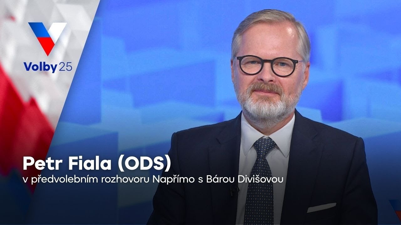 Petr Fiala (ODS) Např&iacute;mo v předvolebn&iacute;m rozhovoru | Volby 2025