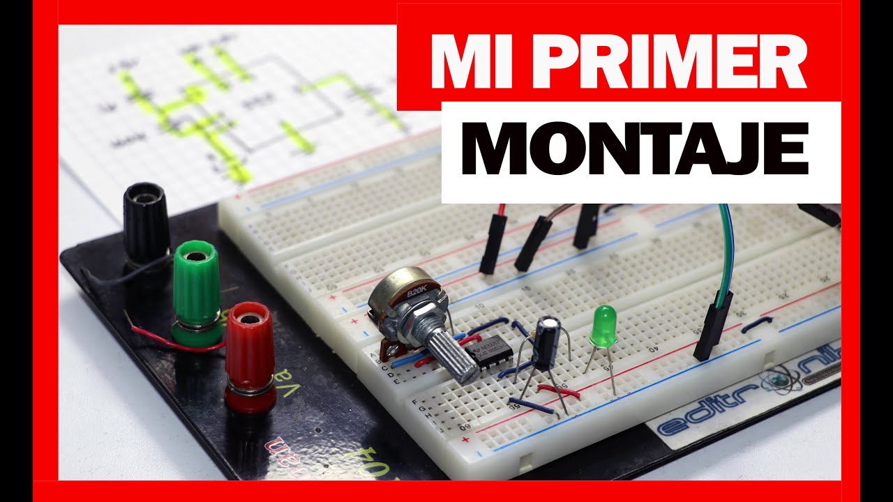 ✅👍como hacer mi primer montaje electrónico en protoboard sin ser experto | astable @editronikx