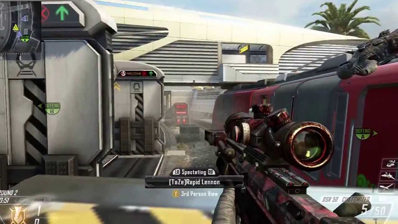BO2-SND Trickshotting live #1