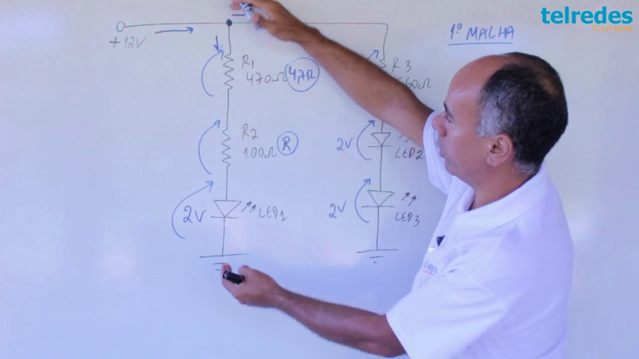 Aprendendo Eletrônica - Como Analisar Quedas de Tensão nos Circuitos Resistivos