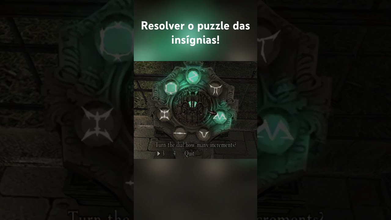 Resolvendo o puzzle da Ins&iacute;gnias das 3 Fam&iacute;lias em Resident Evil 4