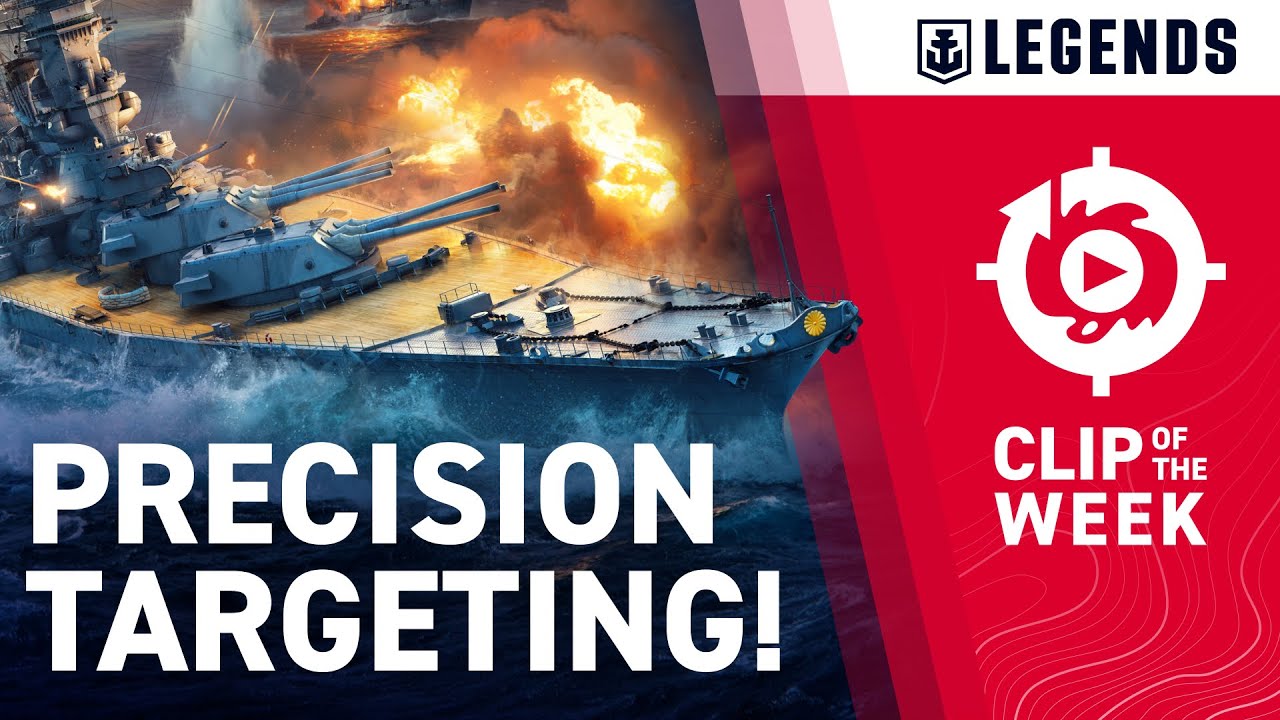 World of Warships: Legends &mdash; Clip of the Week | Precision Targeting!