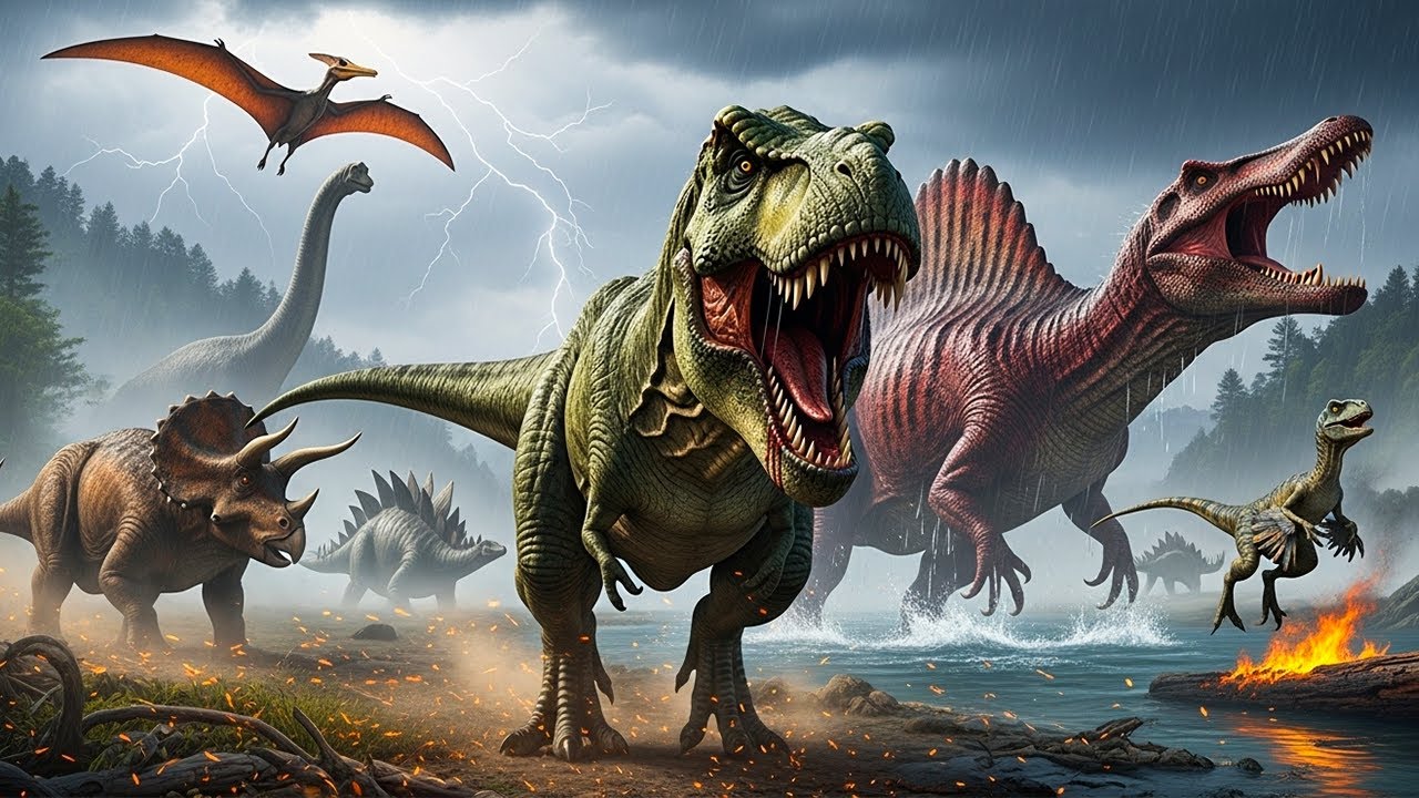 Top 15 Most Favorite Dinosaurs for Kids | Tyrannosaurus Rex, Triceratops, Velociraptor + More!