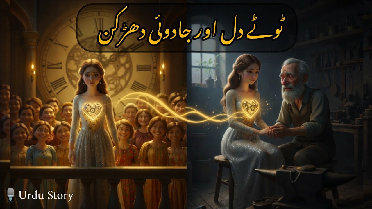 Tootay Dil Aur Jadui Dharkan✨ Moralistic Urdu Story with Voiceover | ٹوٹے دل اور جادوئی دھڑکن
