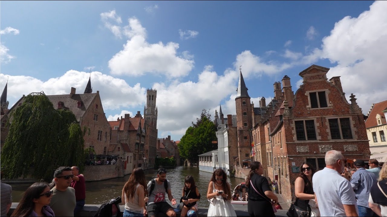 Walk along Bruges (Brugge) Belgium, arguably one of the most beautiful cities in the world.