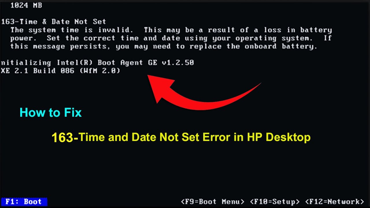 How to Fix 163-Time and Date Not Set Error | Real- Time clock Power loss | Solved same error issue
