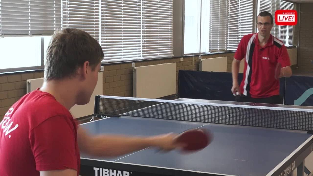 Idrettsglede Sebastian Vegsund Bordtennis