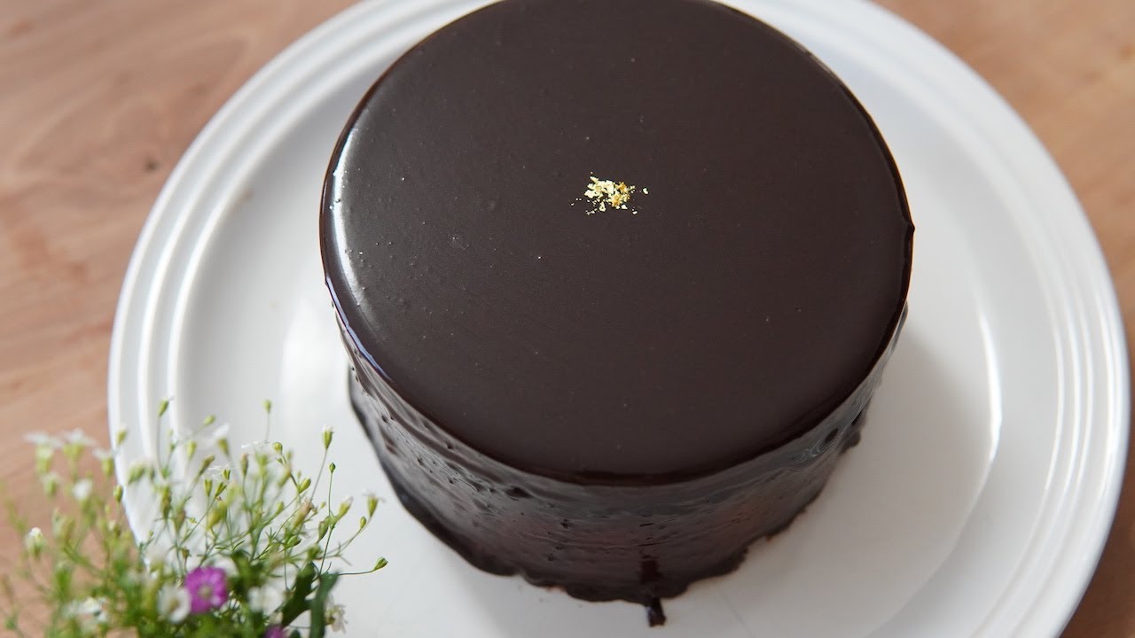 チョコレートムース　チョコレートとラズベリーのムース チョコレートのケーキ chocolate raspberry mousse　ケーキの作り方