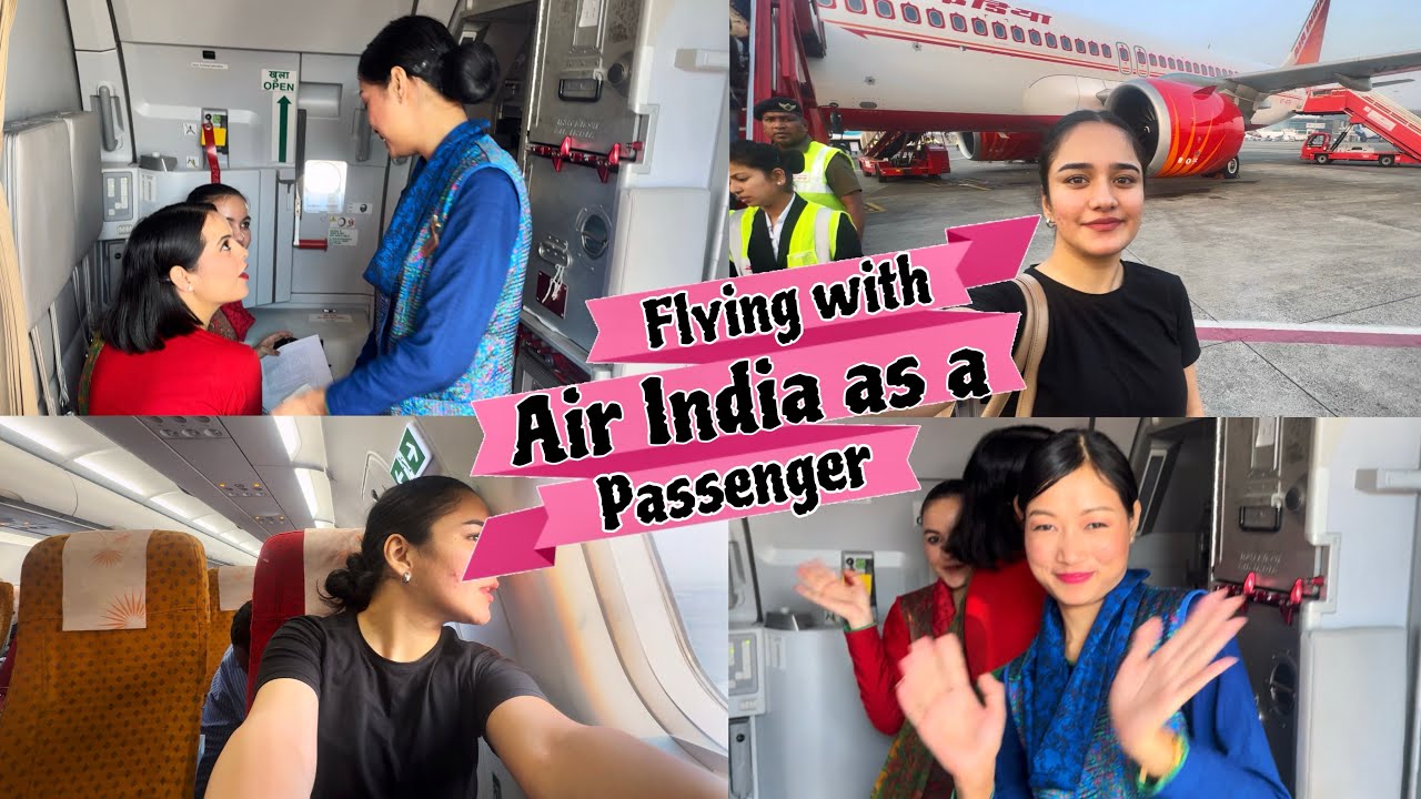 After 8 months of training finally going home | Air India Flight | Cabin Crew ✈️