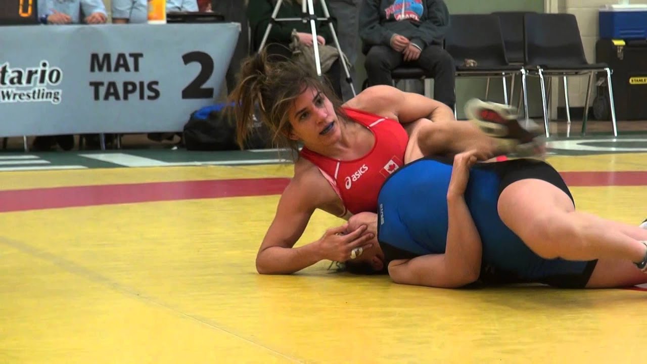 2014 ONT Championship FW63kg Michele Fazzari (Brock) vs Natasha Dorodian (Algoma)