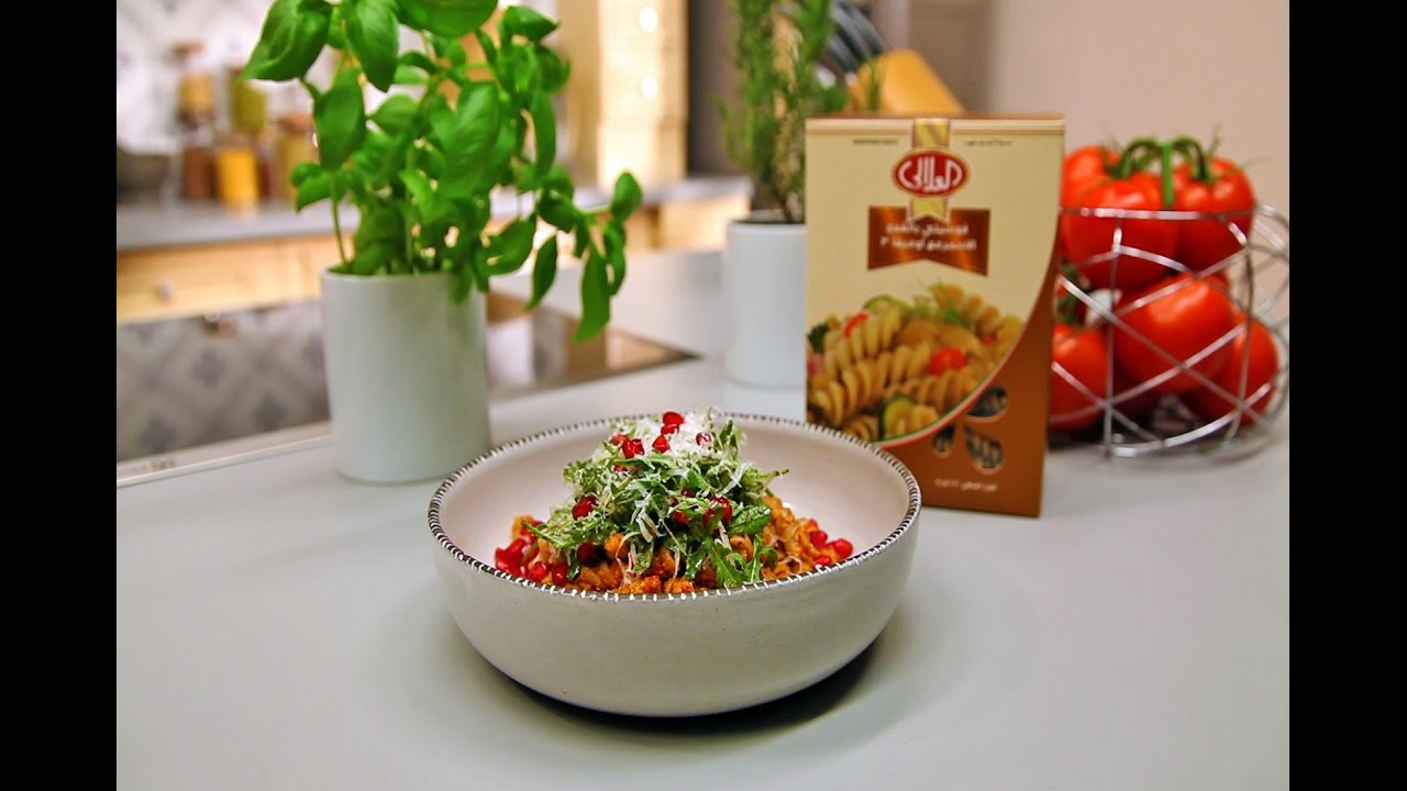 Fusilli Arabiata with Muhammara - مكرونة آرابياتا بالمحمرة -  chef Mohammad Orfali - محمد أورفه لي