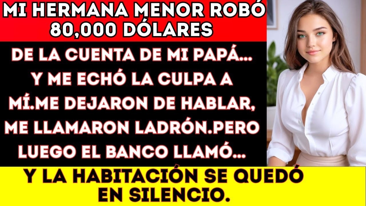 Mi hermana le robó 80 mil dólares a mi papá y me echó la culpa a mí    pero el banco reveló toda la