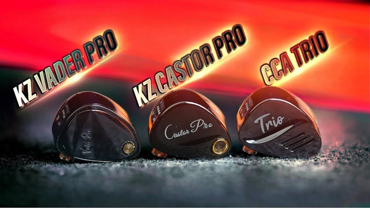 KZ VADER PRO vs KZ CASTOR PRO vs CCA TRIO:ULTIMATE COMPARISON // Which Should YOU Buy?
