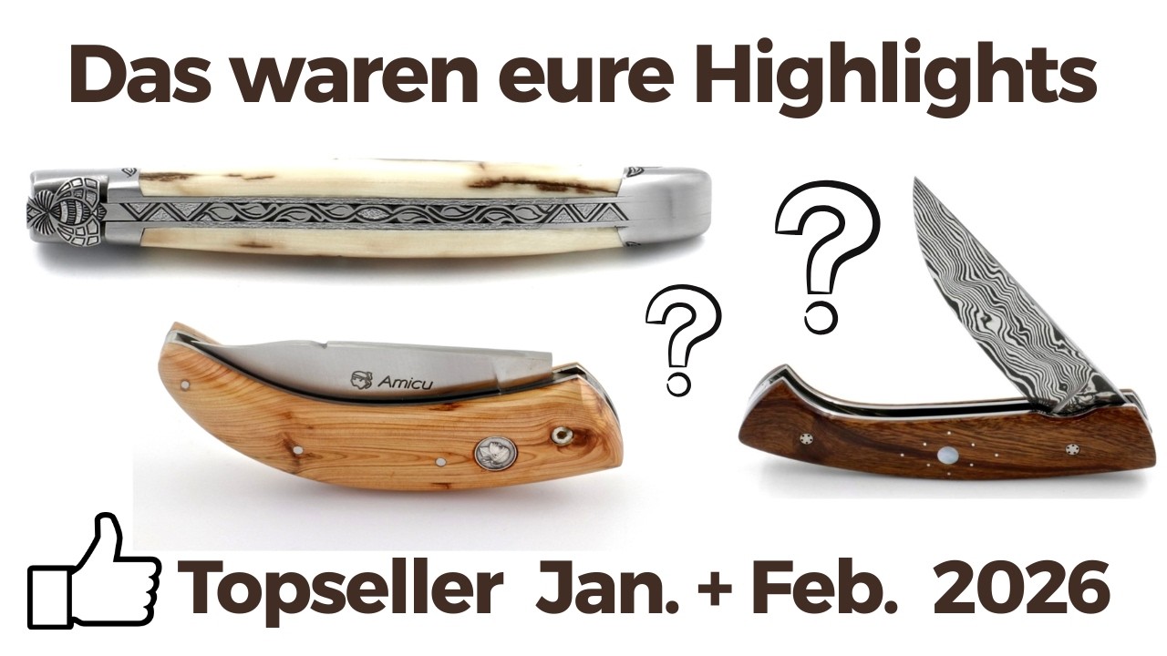Die Lieblingsmesser unserer Kunden Jan–Feb 2026 (Insiderbericht)