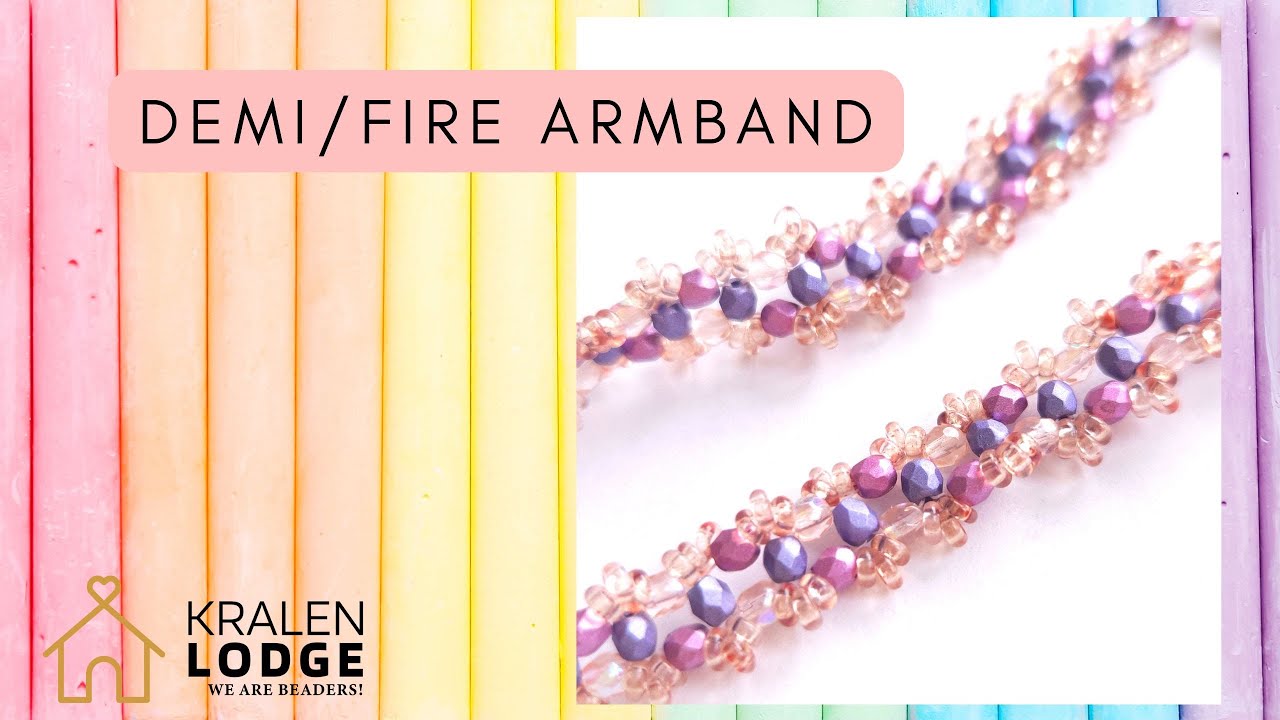 Demi/Fire Armband Tutorial kralenarmband maken