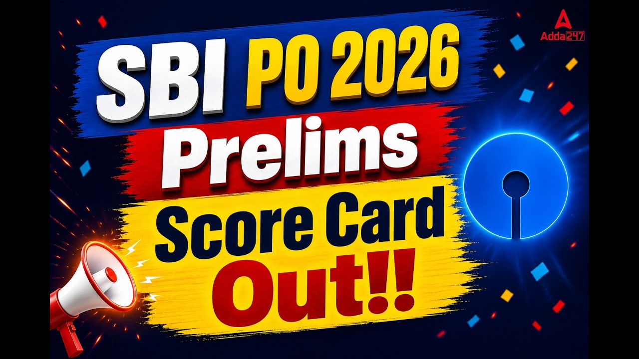 SBI PO 2026 Prelims Score Card Out: How to Check Your Marks