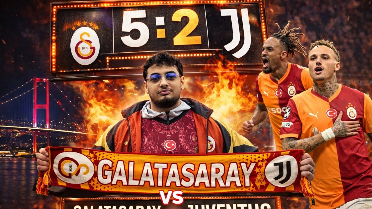 ❤️💛Galatasaray vs Juventus 5:2 GEISTESKRANK Vlog