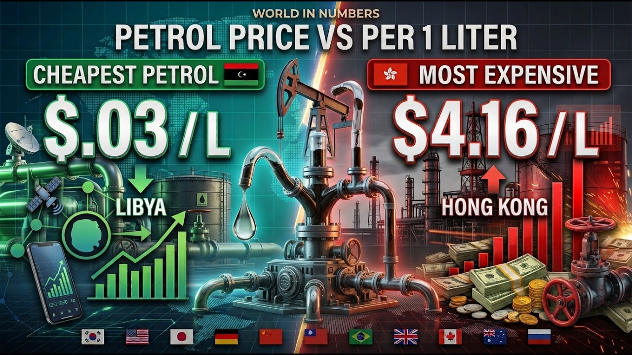 Cost of 1 Liter of Petrol/Gasoline Around the Globe
