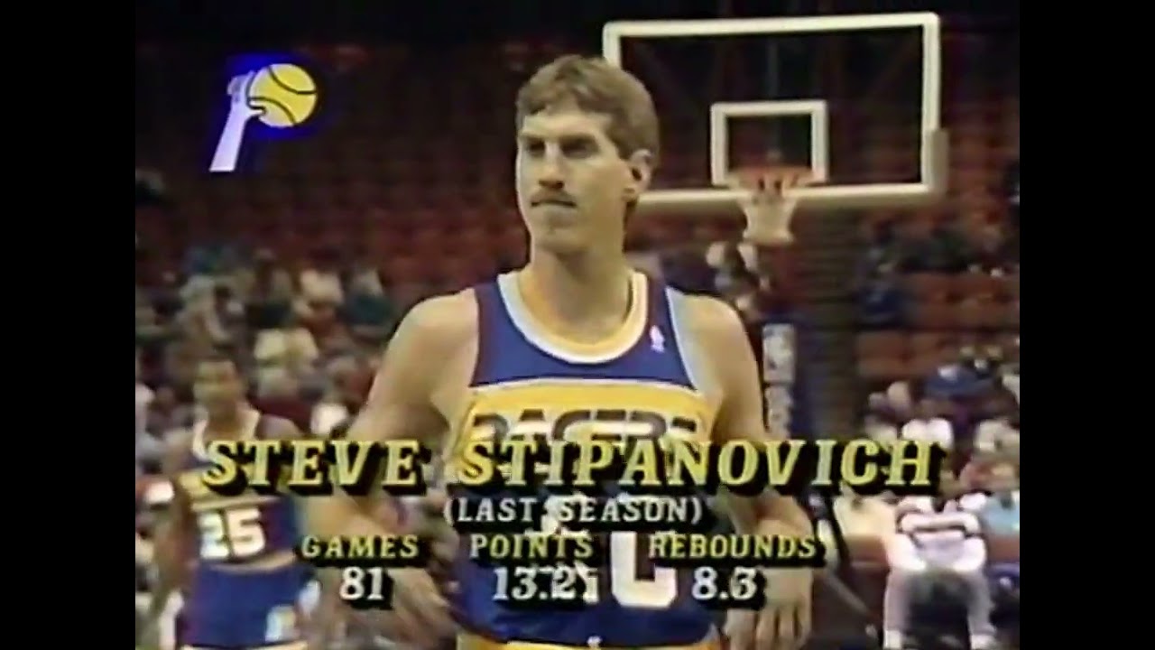 1988 NBA Season Indiana Pacers @ Philadelphia 76ers - 1987/11/06 (Reggie Miller10p Debut;Barkley29p)