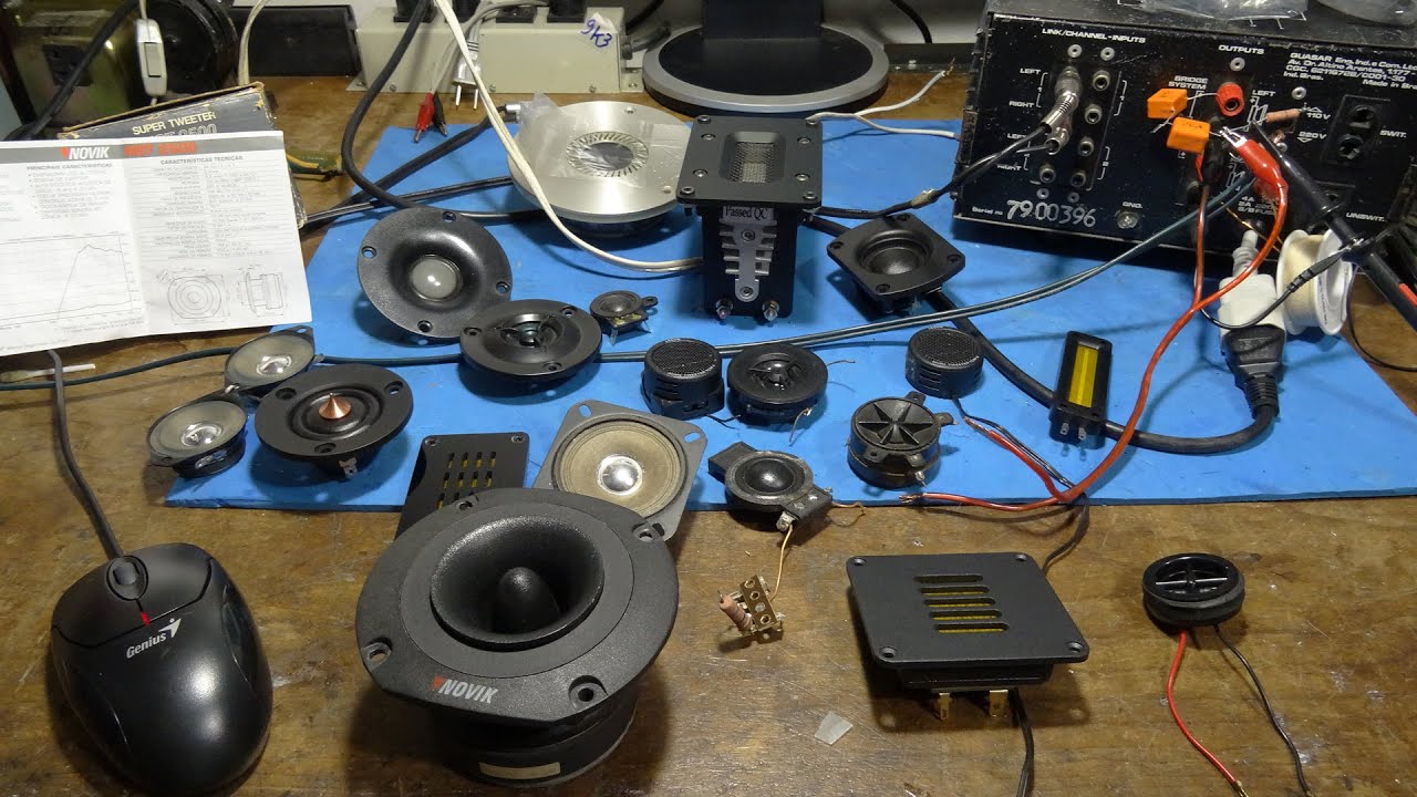 TWEETER SEDA, PLANAR, CELULOSE, RIBBON, AIR MOTION, RING RADIATOR, NANO FINE IMPEDÂNCIA E CROSSOVER
