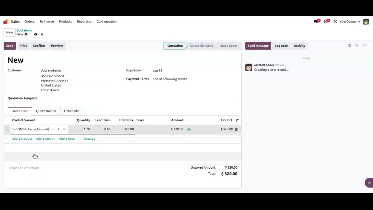 Sale Order Line Copy in Odoo