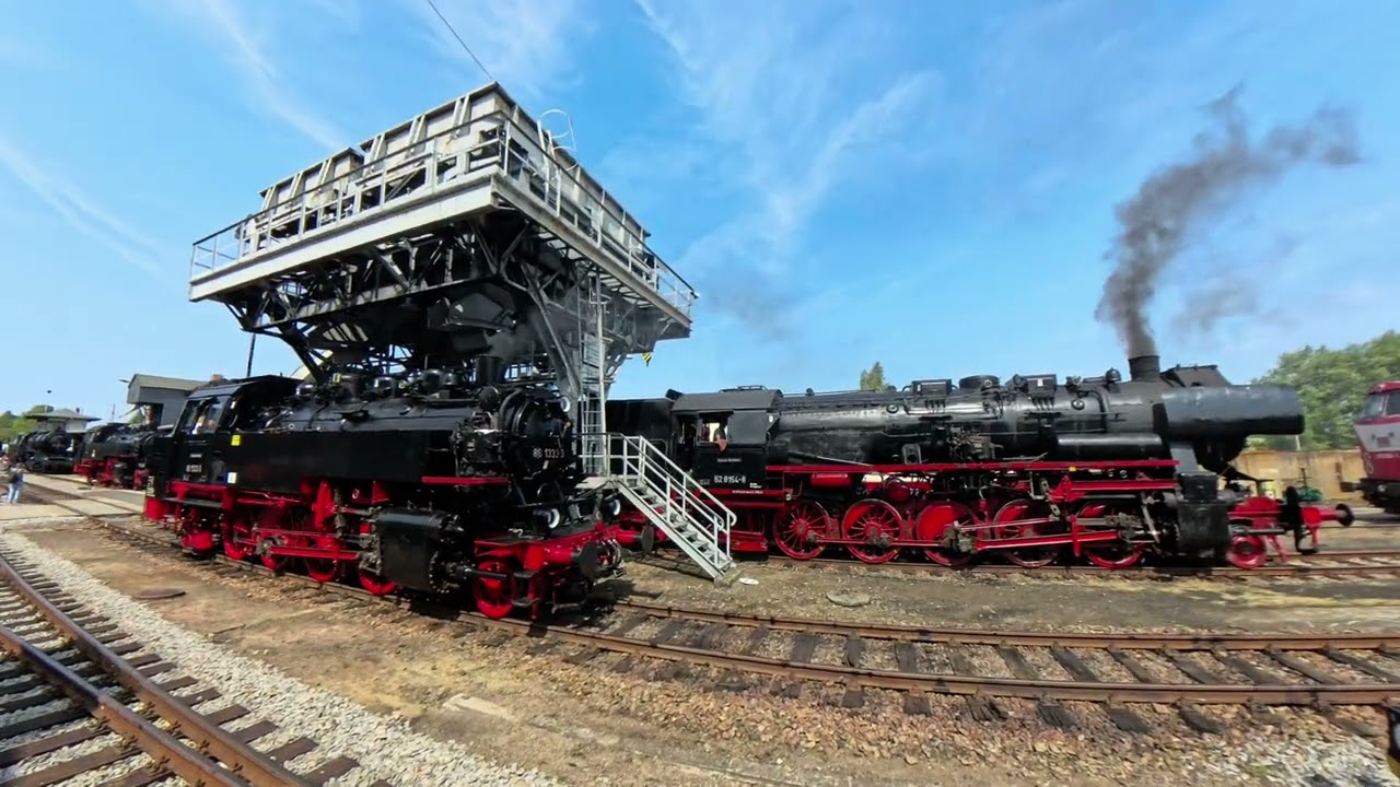 35+ Locomotives at German Steam Gala