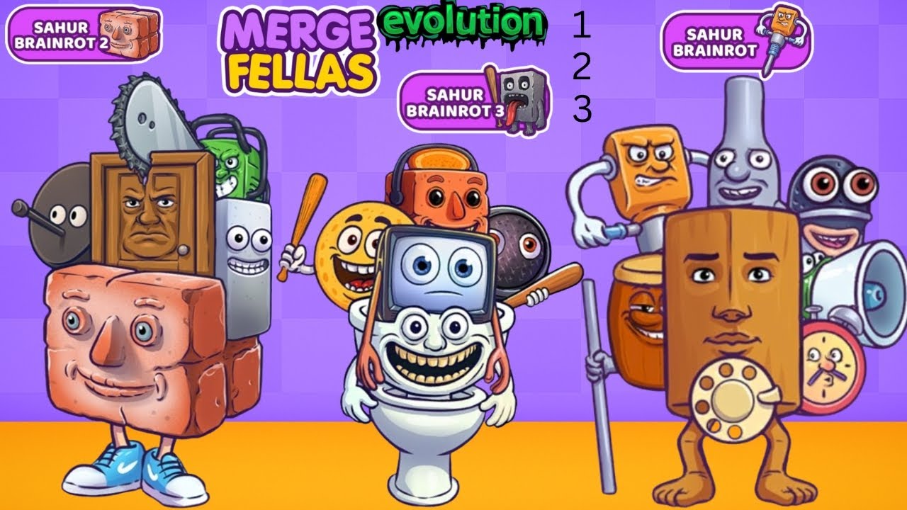 Merge Fellas Long Gameplay &ndash; Satisfying Merges, Upgrades & Full Progression